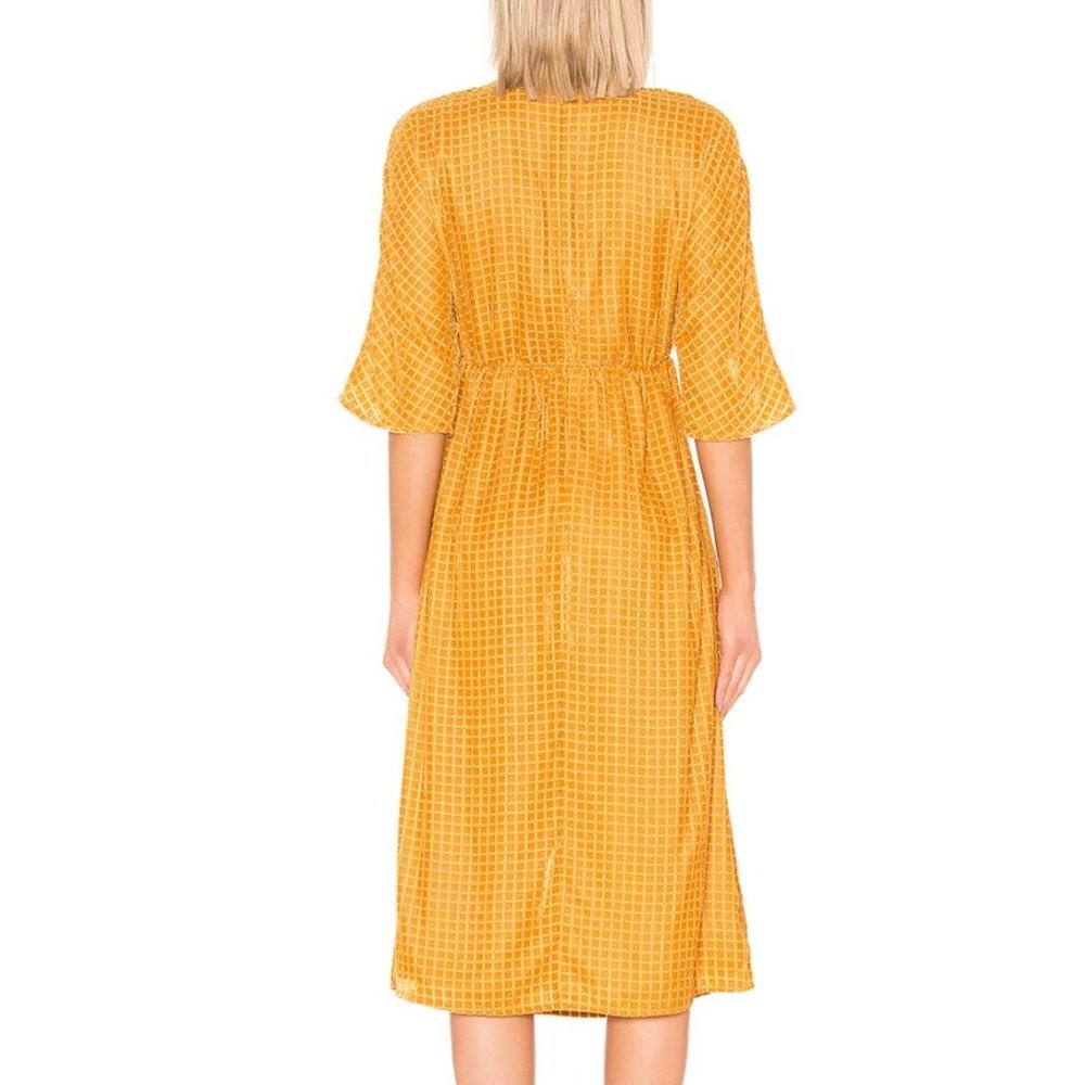 House of Harlow 1960 X Revolve Lex Dress Golden Yellow XXS - Picture 3 of 9